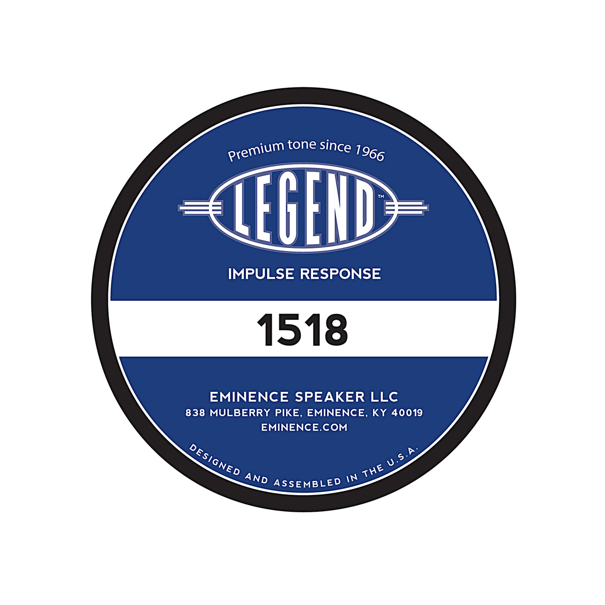 Legend™ 1518 Impulse Response